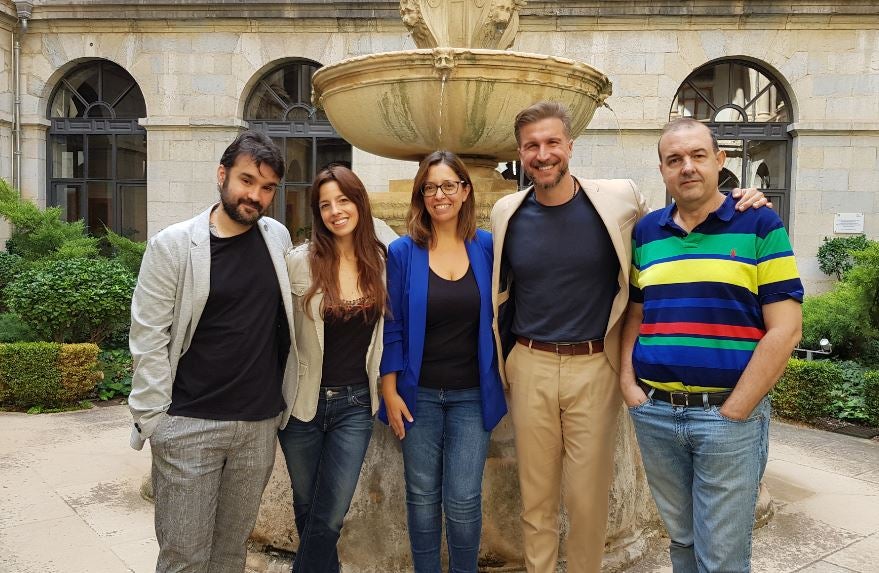 Carlos Aceituno, Cristina Mediero, África Colomo, David Villanueva y Enrique Iznaola.