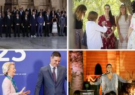 Las 15 imágenes granadinas para el recuerdo de la cumbre europea.