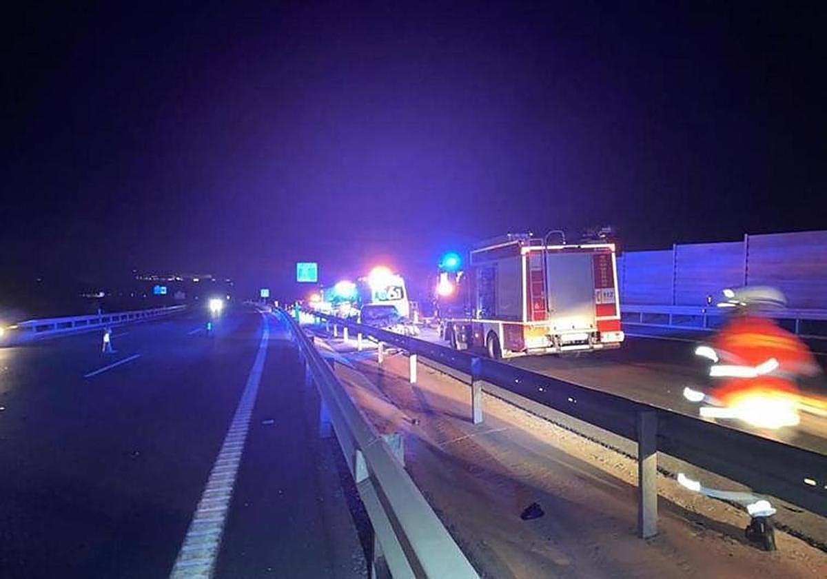 Accidente de tráfico registrado en la provincia de Granada