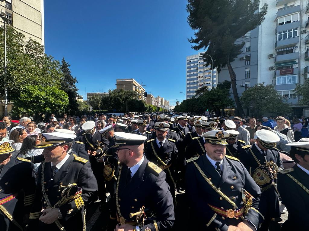 La banda de Tres Caídas de Triana.