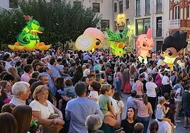 Plaza de Santa María con el inicio de la cabalgata.