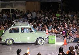 Actuación ante el público.