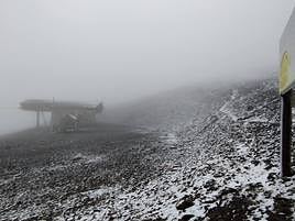 Primeros copos en Sierra Nevada.