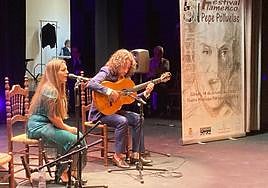 La jienense Laura Heredia, sobre el escenario del Darymelia.