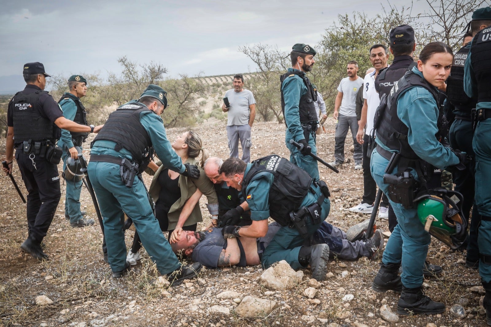 El derribo de la casa de Moraleda, en imágenes