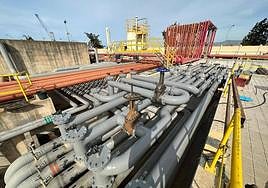 Imagen de la planta facilitada por la dársena.