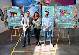 Javier Perales, Karina Cruz y Martín de la Torre, en la presentación.