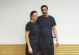 Carolina y Jonathan, propietarios de la Churrería Aya de Granada.