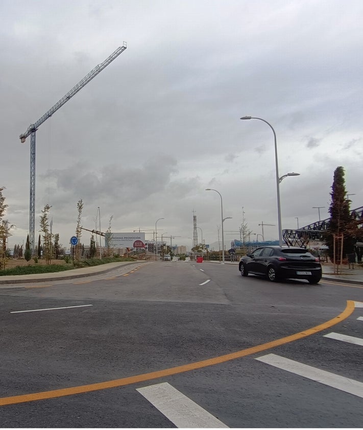 Imagen secundaria 2 - Nuevos viales en el entorno de Rosaleda.