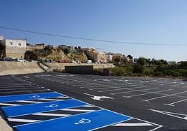 Nueva zona de párking público.