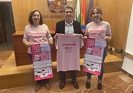 Rosa Huete, Chema Álvarez y Nati Cueto.