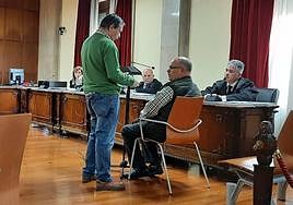 Momento del juicio en la sala de vistas de la Audiencia Provincial de Jaén.