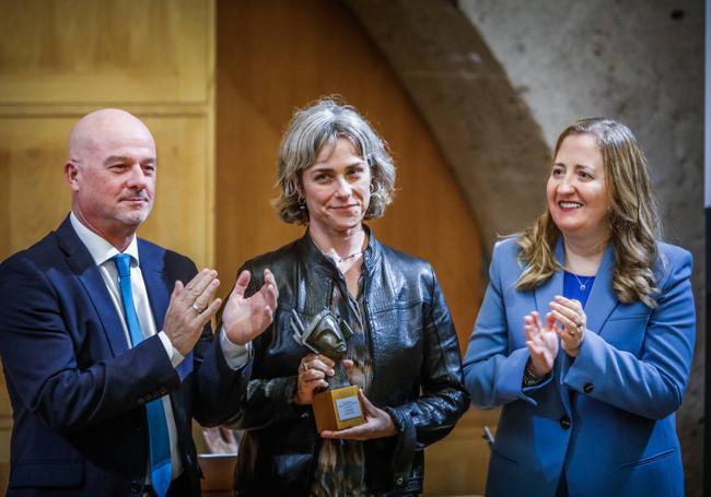 Francisco Cañadas, Sara Mesa y Remedios Sánchez.