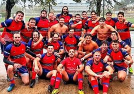 Equipo sénior de rugby del Universidad de Granada.