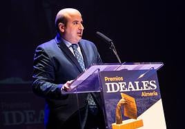 Miguel Cárceles, delegado de IDEAL ALMERÍA, durante la gala de los IDEALES 2023.