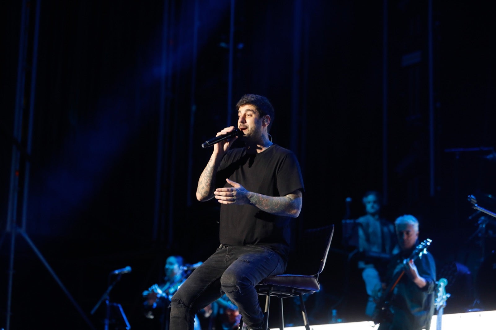 Las imágenes de la actuación de Melendi en la Plaza de Toros