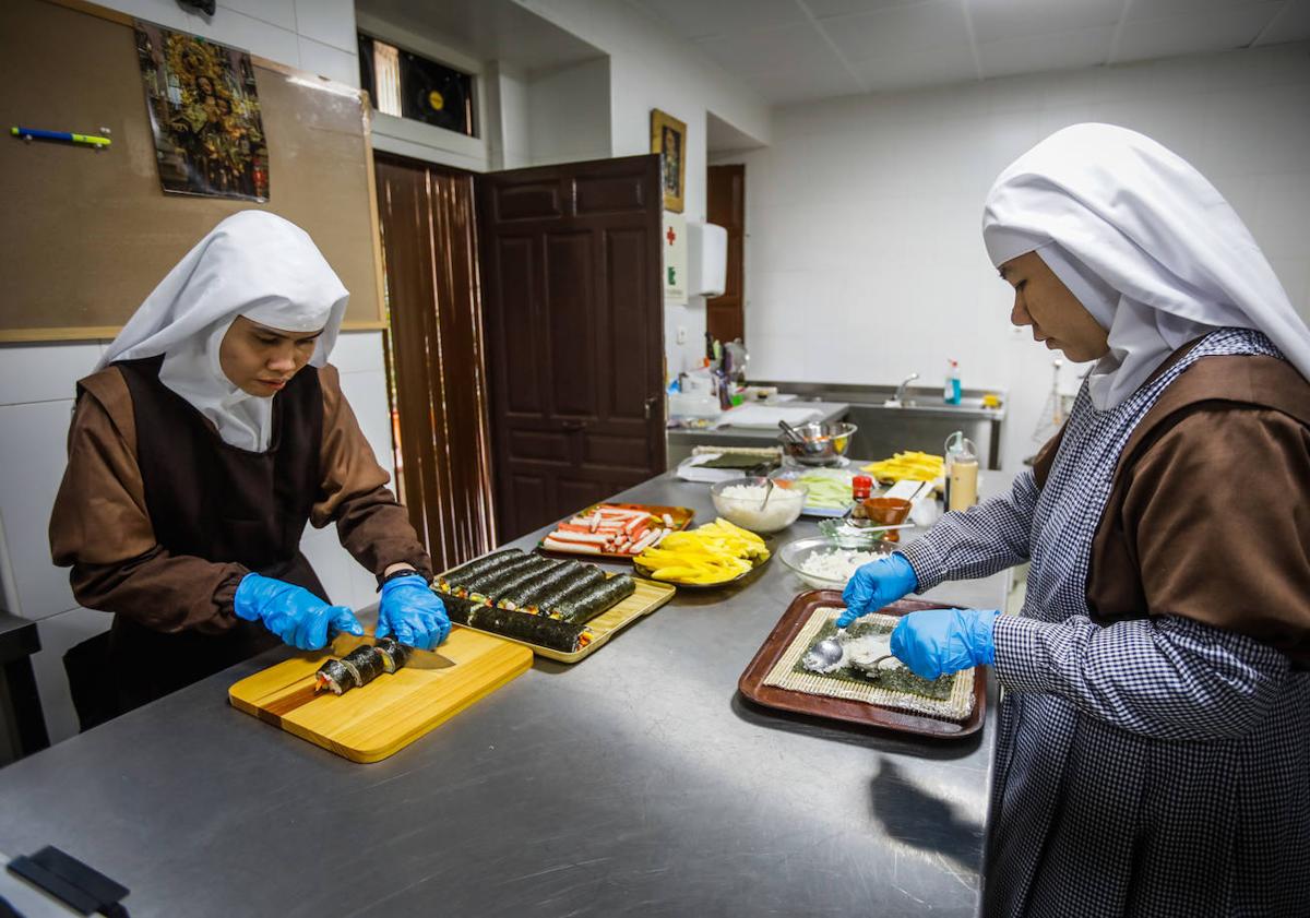 Imagen principal - Las monjas de clausura de Granada que venden sushi deciden no ir a MasterChef