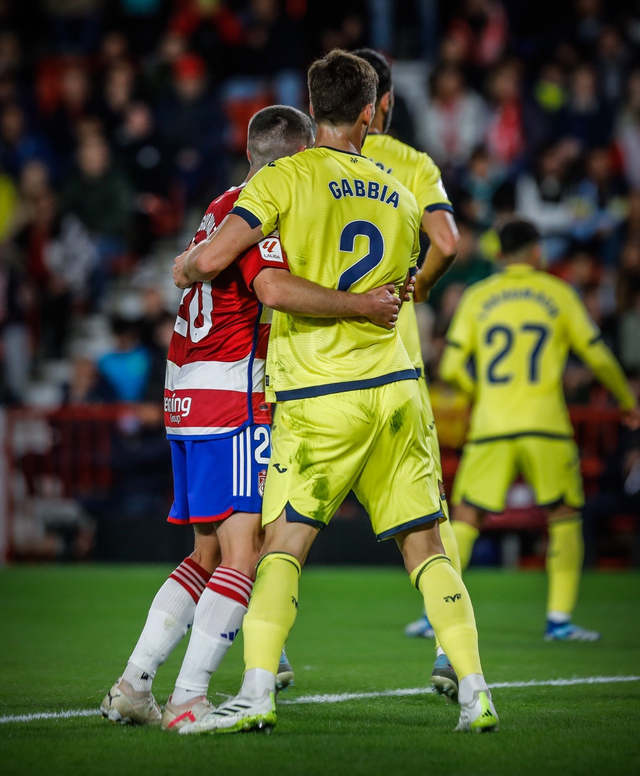 Las imágenes del Granada-Villarreal a pie de campo