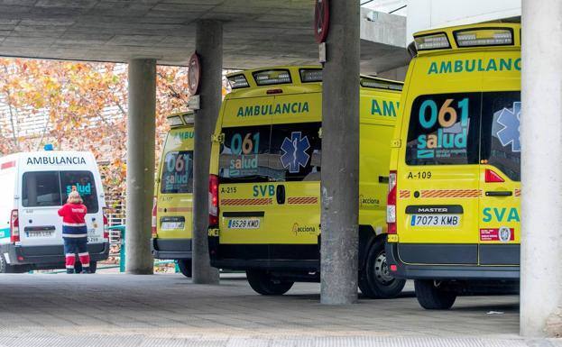 Ambulancias del 061.