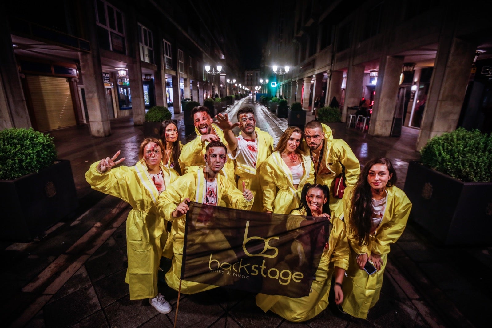 Las imágenes de la Noche de Halloween en las calles de Granada