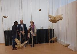 David Martínez, José Ayala y Francisca Hornos.