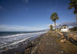 Así han quedado las playas de Granada tras el efecto del temporal