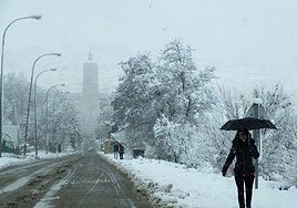 El tren de borrascas trae una masa de aire polar y nieve a Andalucía.