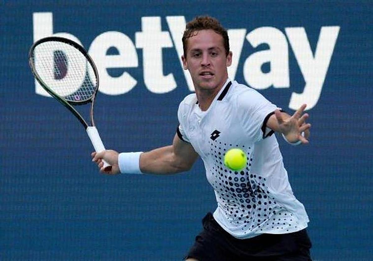 Roberto Carballés, en un partido anterior.