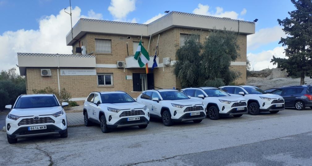 Nuevos vehículos híbridos de la Agencia de Gestión Agraria y Pesquera.