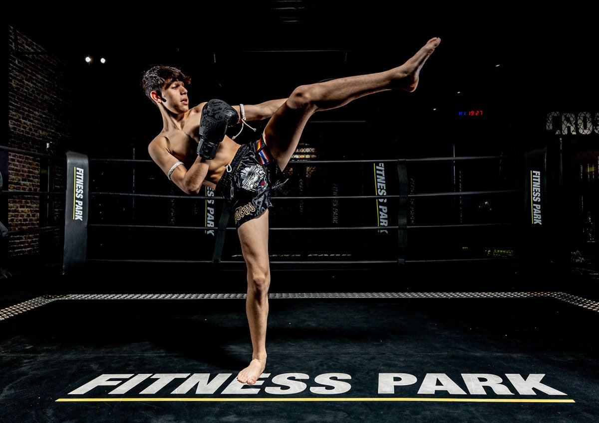 Alejandro Palma, campeón de España en muay thai con solo 13 años