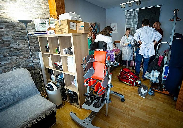 Domicilio en el que se desarrolla la hospitalización domiciliaria.