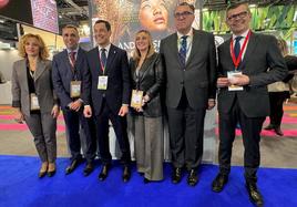 Representantes de Andalucía y de Granada en el World Travel Market en Londres.