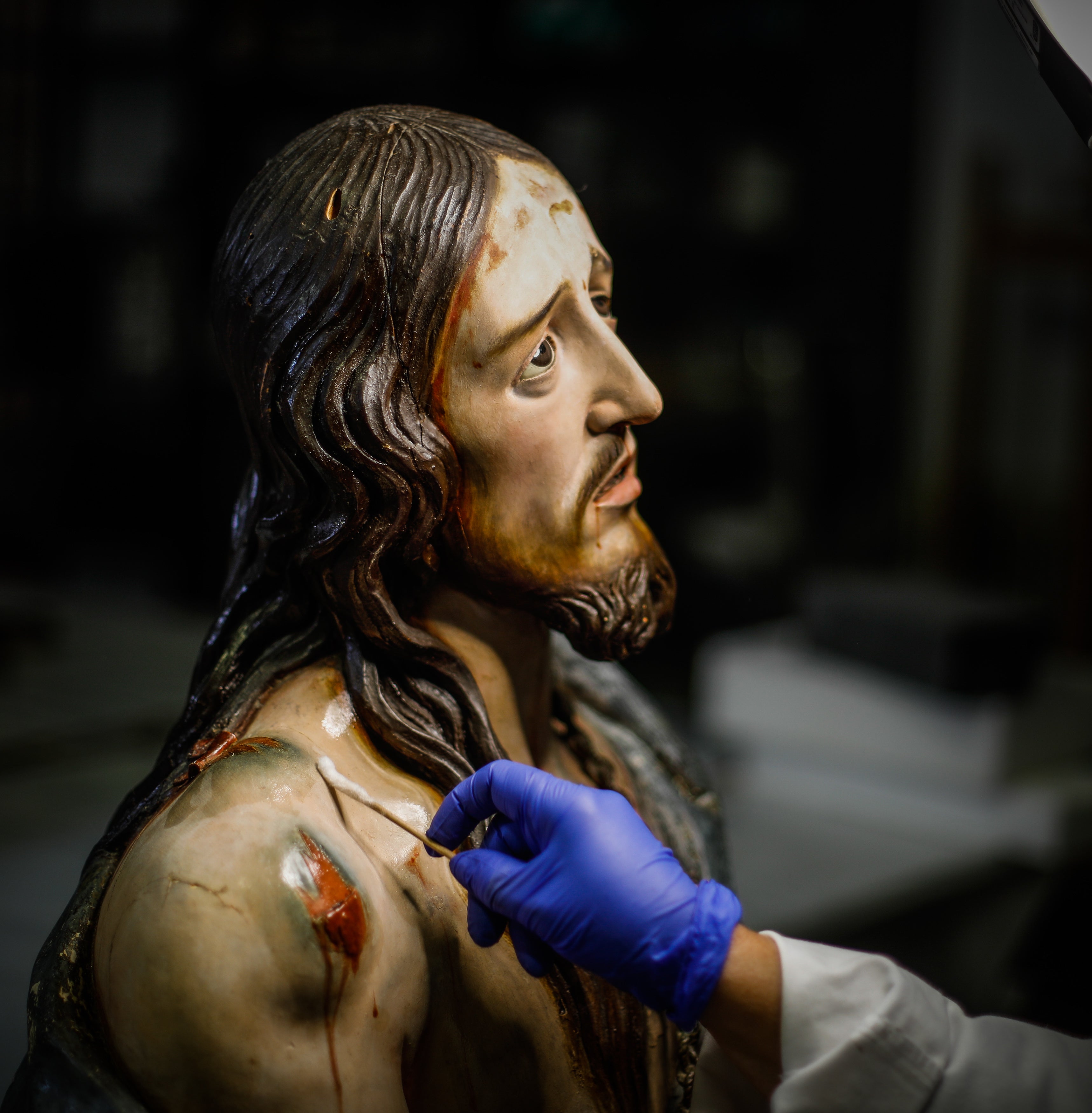 Imagen secundaria 2 - Trabajo de restauración.