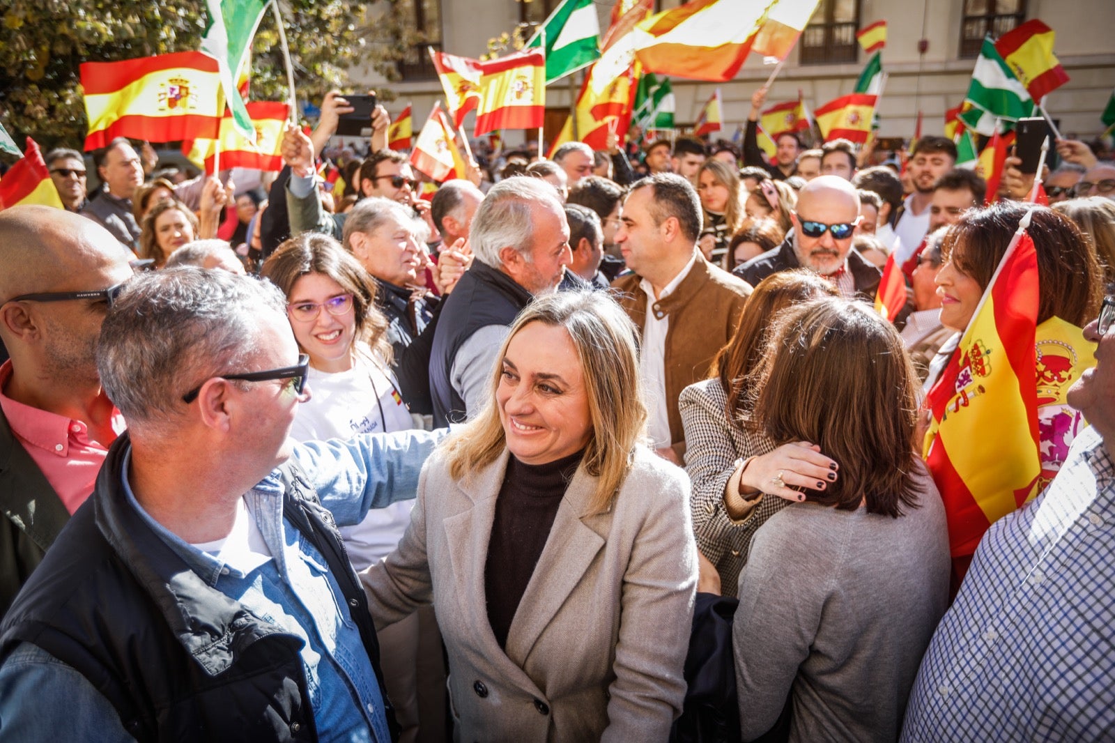 Las imágenes de la protesta en Granada contra la amnistía