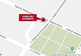 Lugar en el que se ha producido el accidente.