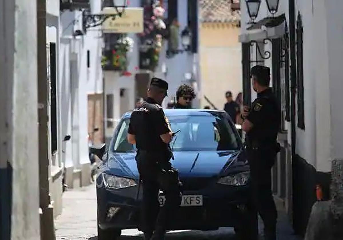 Imagen de la Policía Nacional en una intervención en Granada.