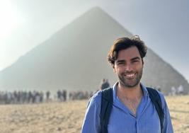 Pepe Pérez-Muelas, de viaje por Egipto.