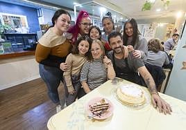 Eva y Horacio, propietaro de Tometé y Pan, dicen adiós a su rinconcito.