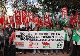 Protesta organizada en Nuevos Ministerios.