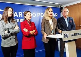 Sánchez Torregrosa, en la sede del PP de Almería.