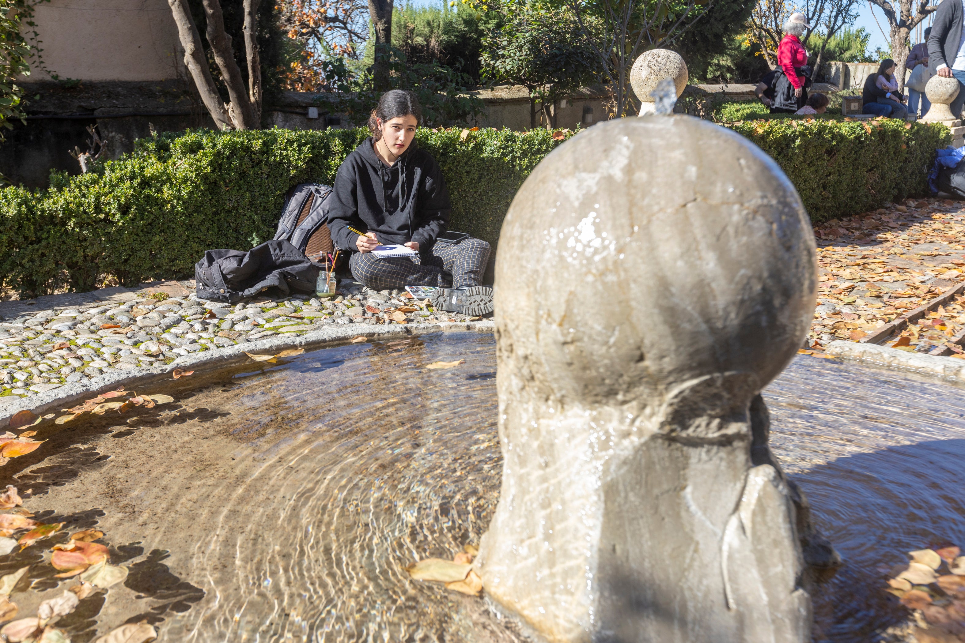 Las imágenes del concurso de pintura de la Fundación AguaGranada