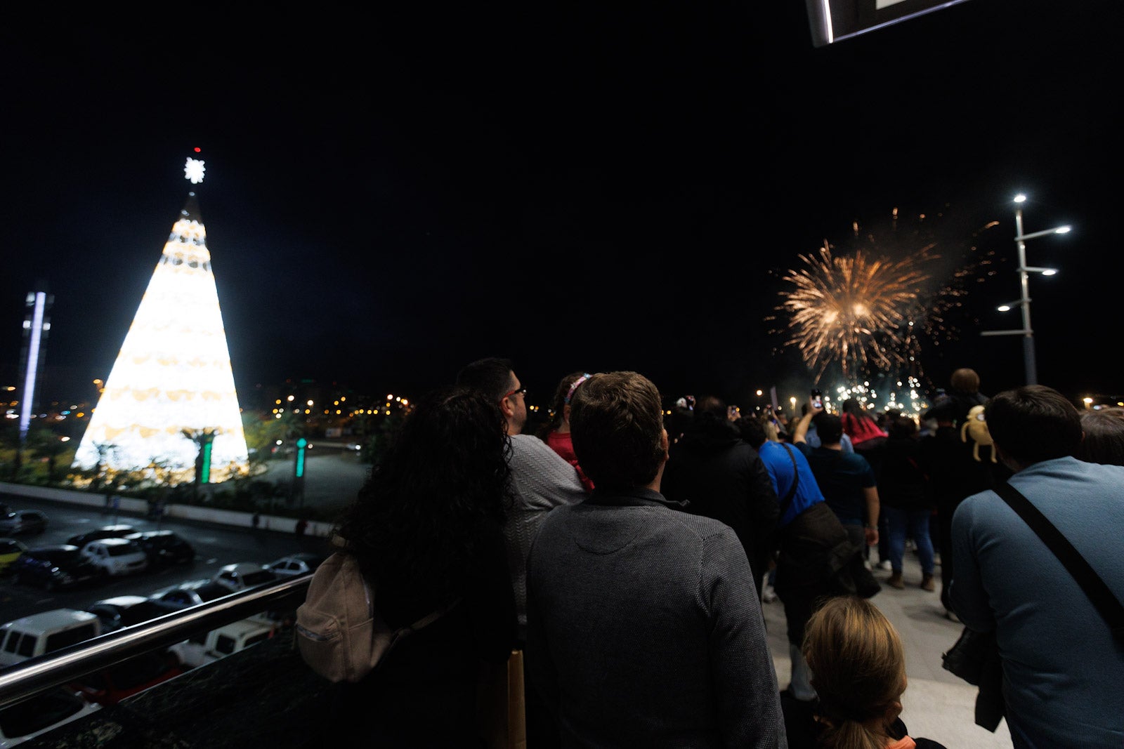 Así ha sido el encendido de las luces navideñas del Nevada