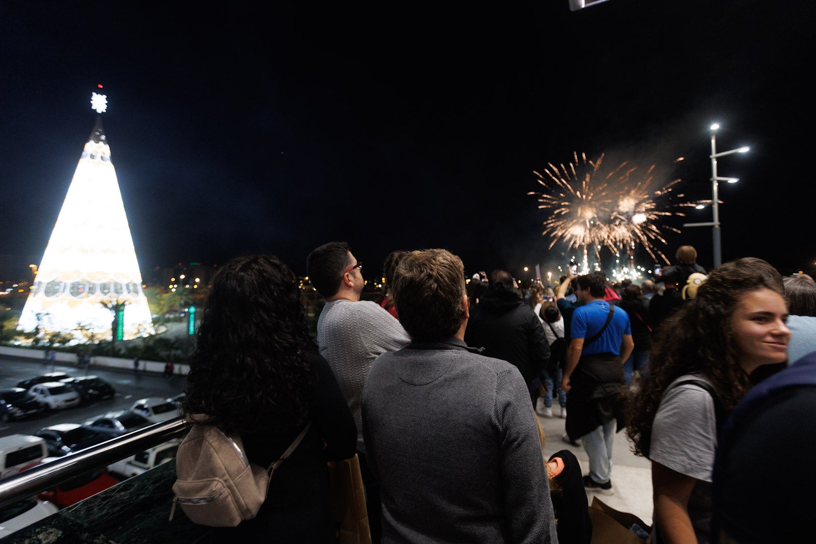 Así ha sido el encendido de las luces navideñas del Nevada