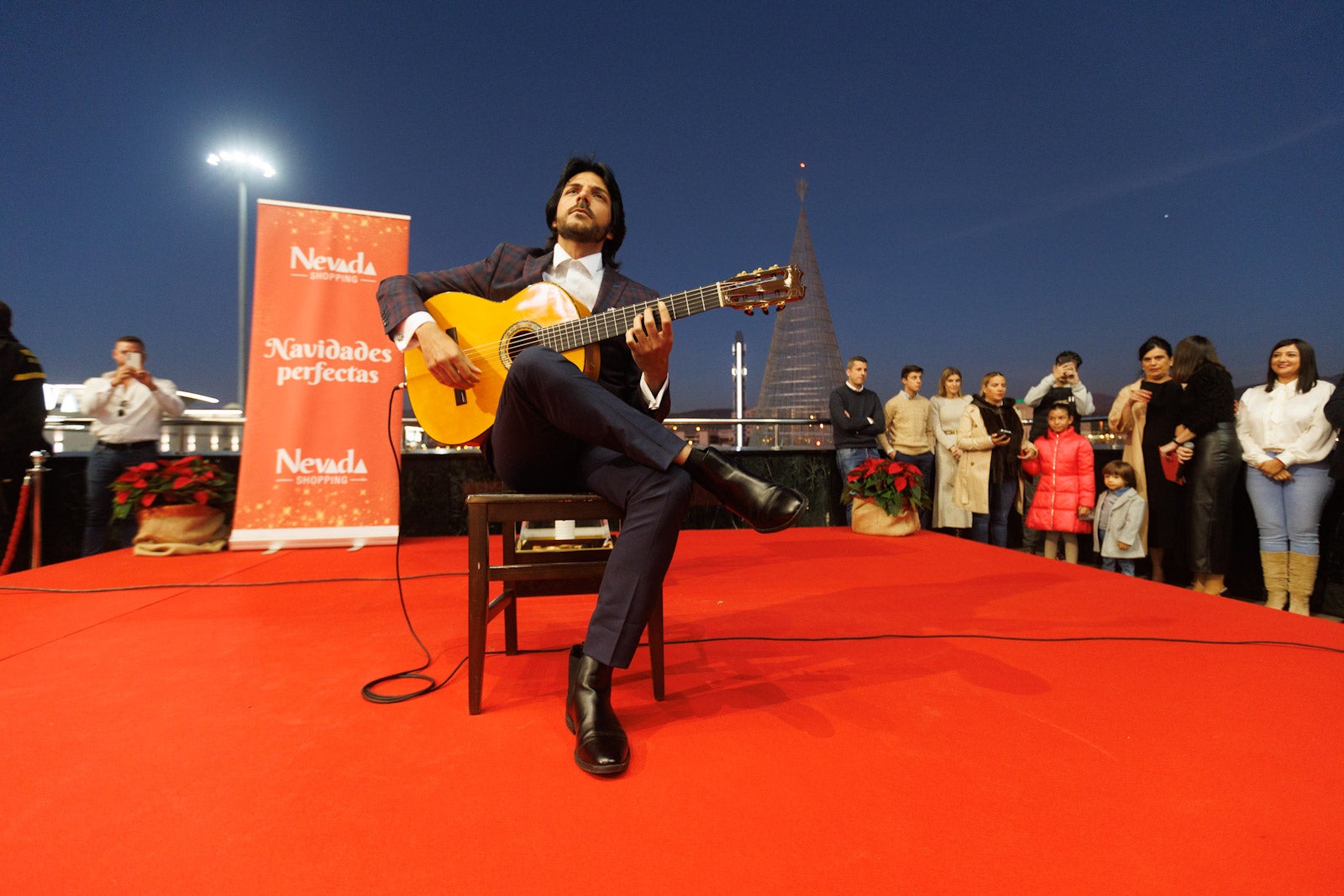 Así ha sido el encendido de las luces navideñas del Nevada