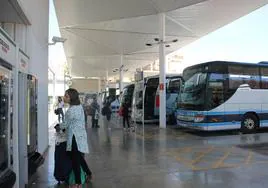 Imagen de archivo de la estación de autobús de Almería.