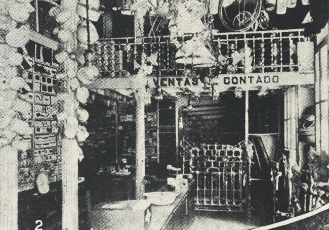 Interior del gran bazar de Mesones