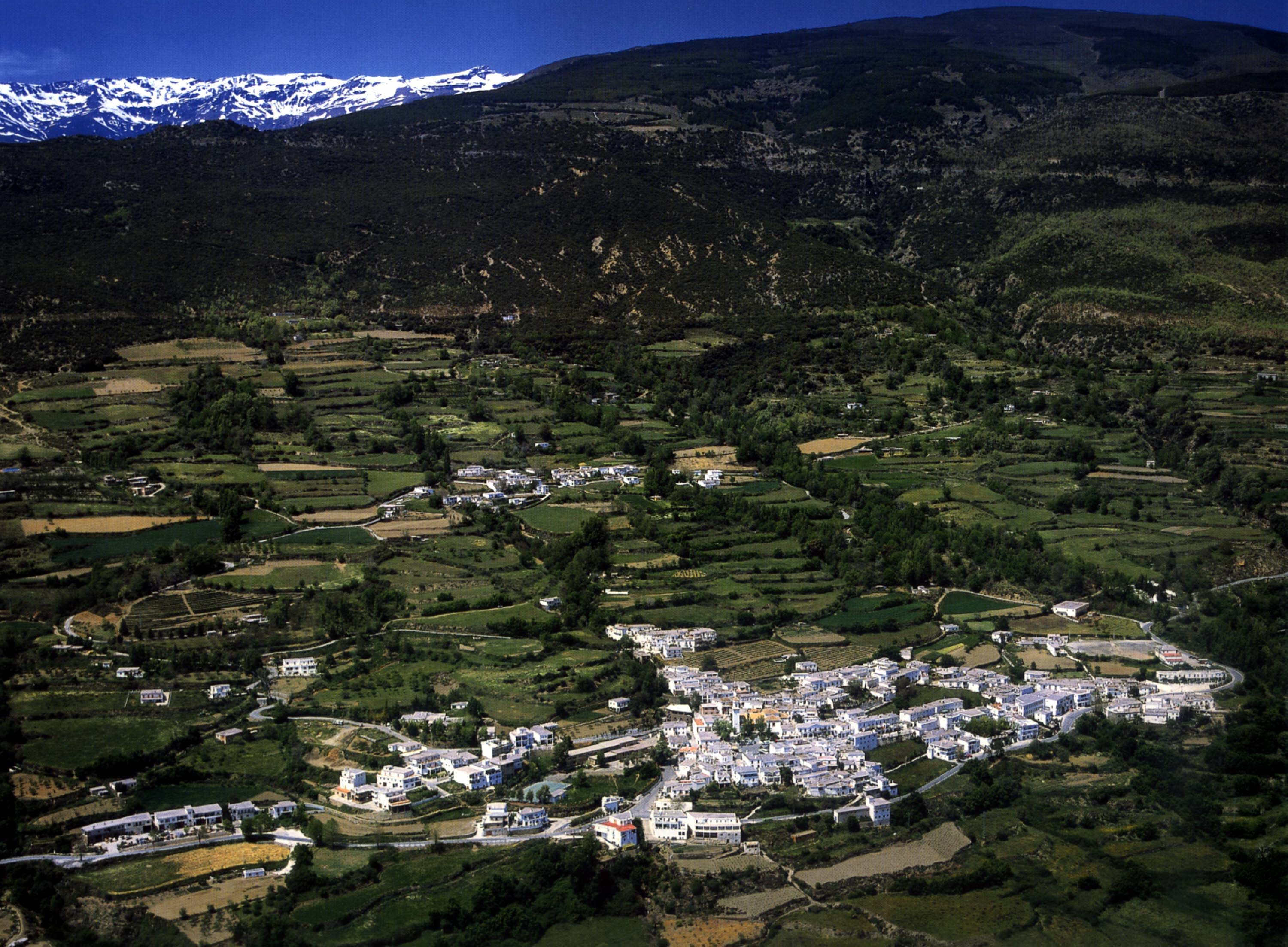 Vista aérea del municipio de La Tahá.