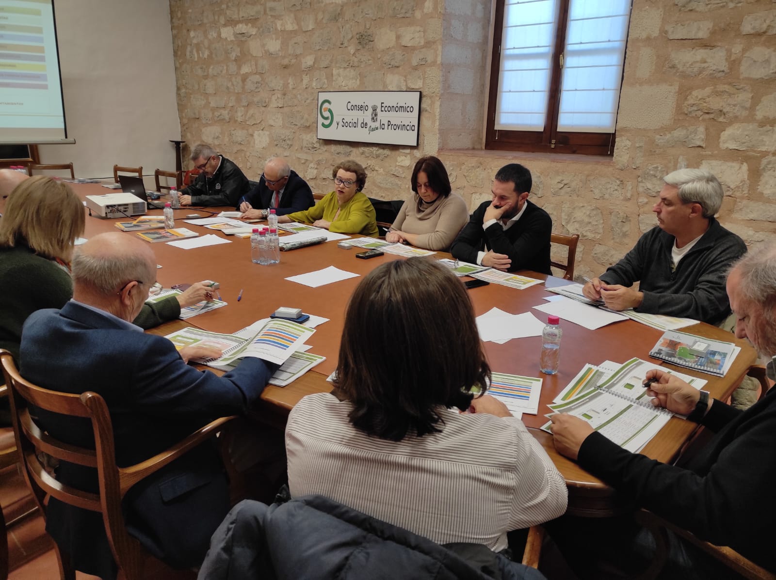 Presentación de las cuentas de Diputación al CES provincial.