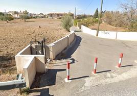 Lugar en el que ha fallecido un hombre tras un accidente de tractor.