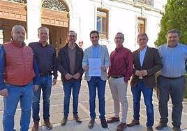 Imagen de archivo del registro de la petición en Diputación.